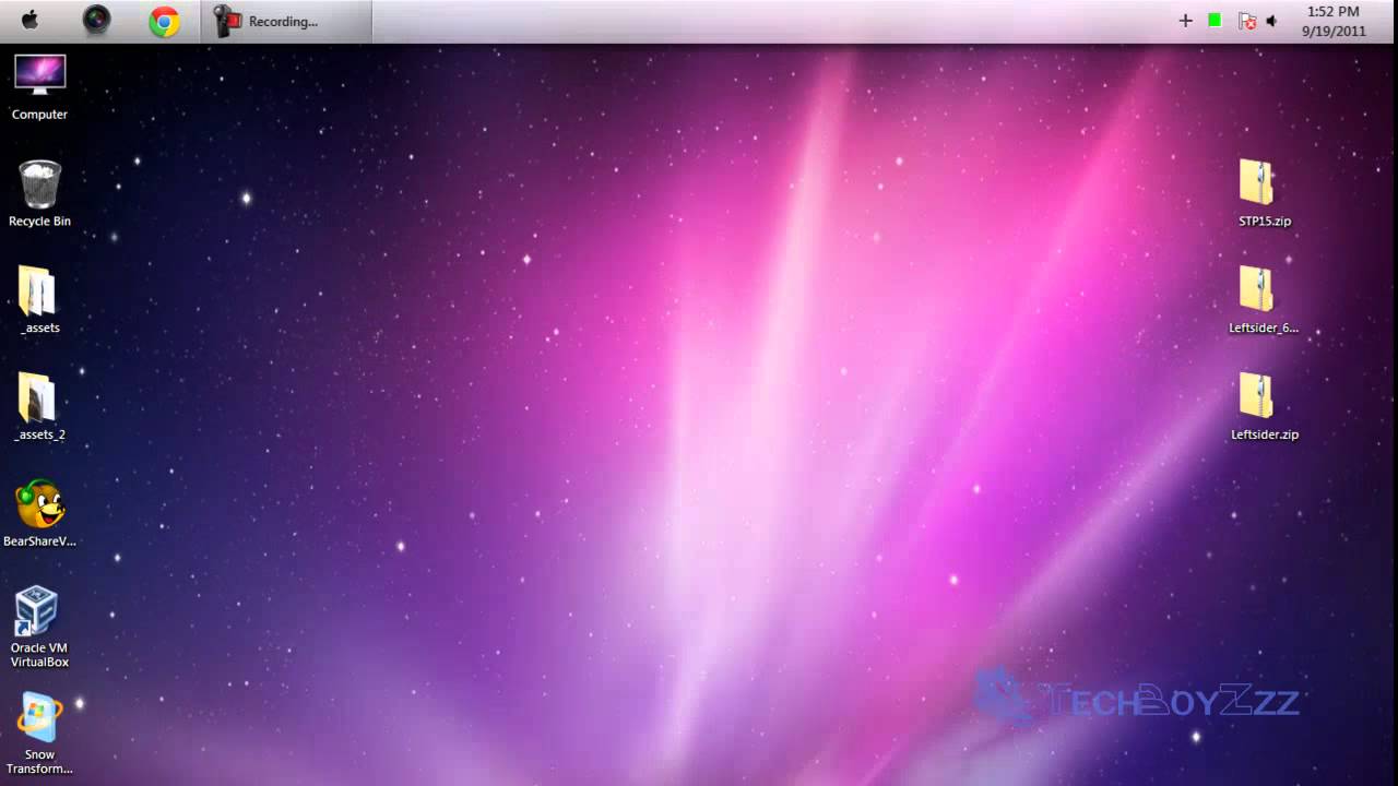mac os taskbar for windows